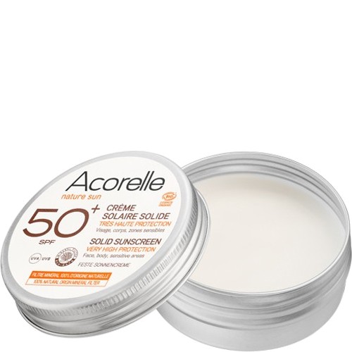 Crème solaire solide SPF 50+ bio - Visage & corps - 20 g - 03 - 26768438