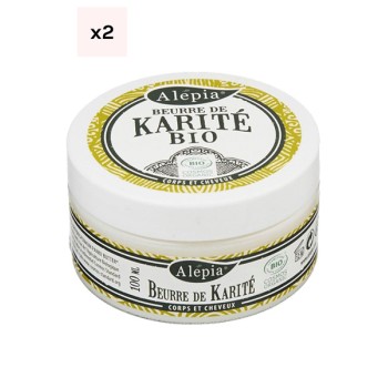 Duo de beurres de karité bio - Corps & cheveux - 2 x 100 ml - 03 - 26789109