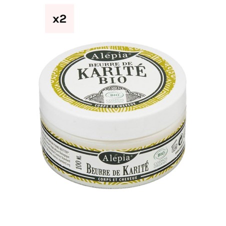 Duo de beurres de karité bio - Corps & cheveux - 2 x 100 ml - 03 - 26789109