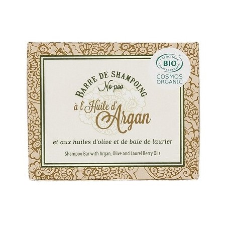 Barre de shampoing hydratant no-poo bio - Huile d argan - 125 g - 03 - 26764354