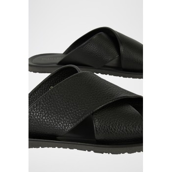 Mules en cuir - Noir - 02 - 31262616