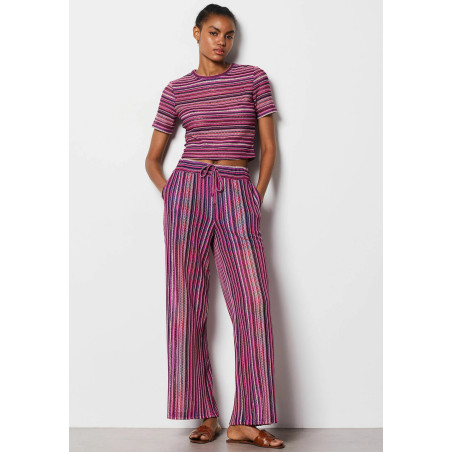 BRAZIL T-shirt imprimé violet M