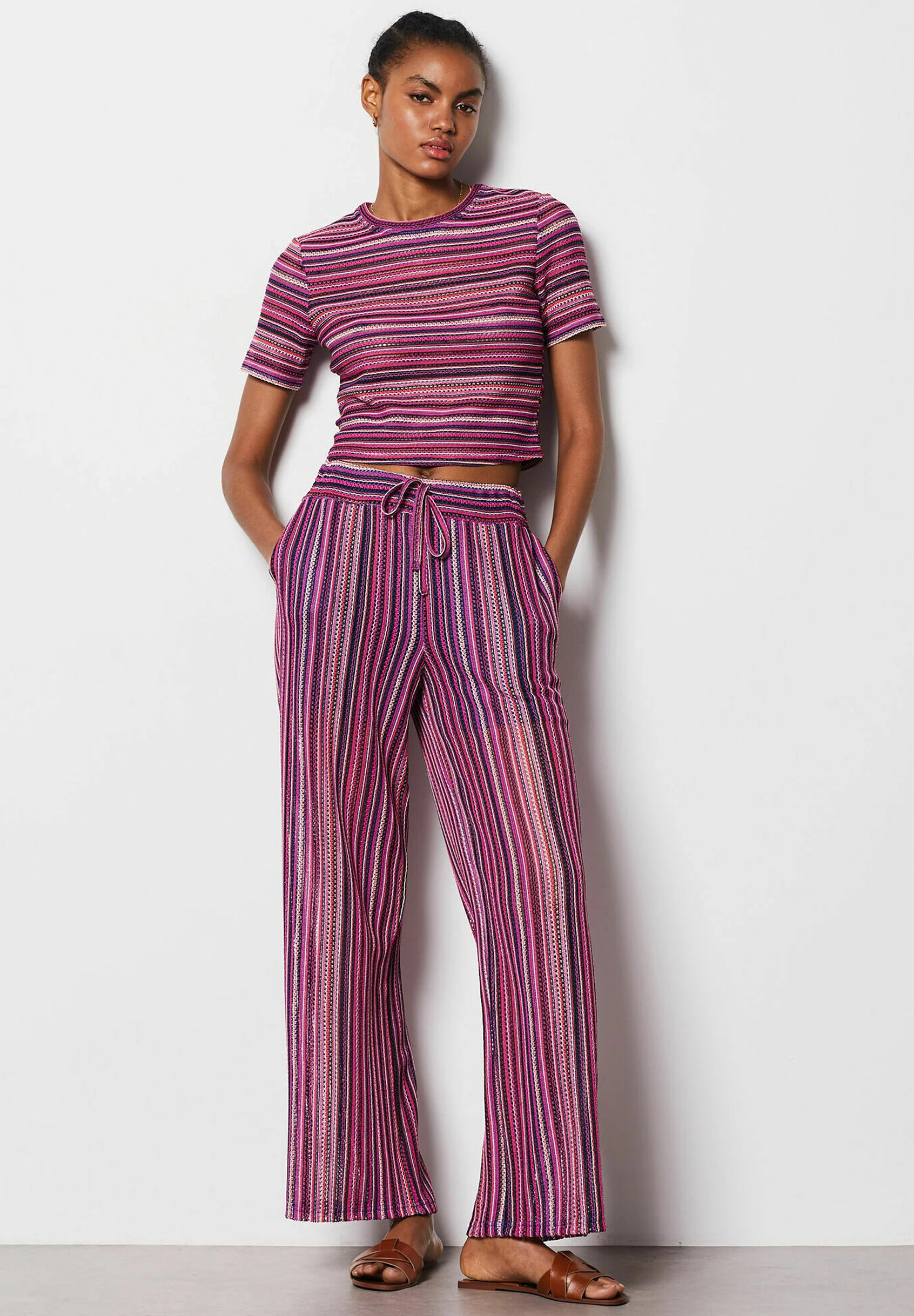 BRAZIL T-shirt imprimé violet M