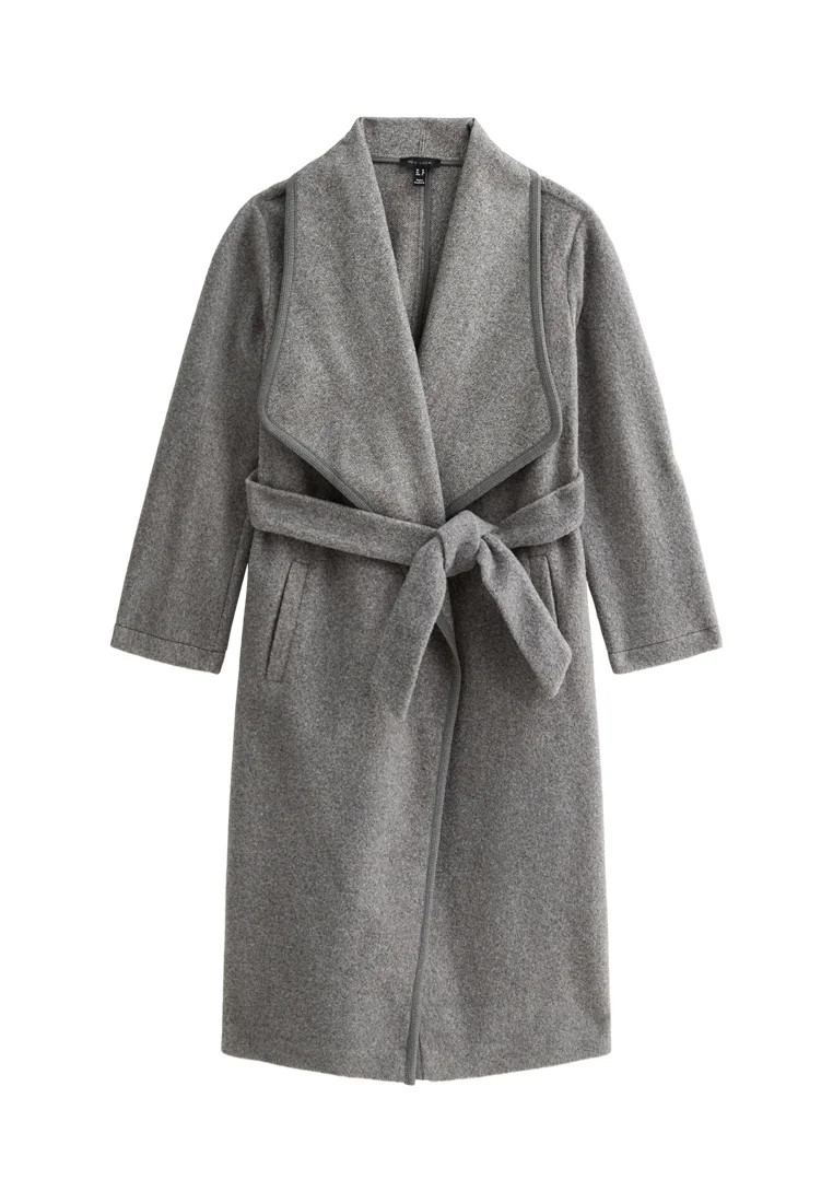 BELTED BLANKET Trench gris 38
