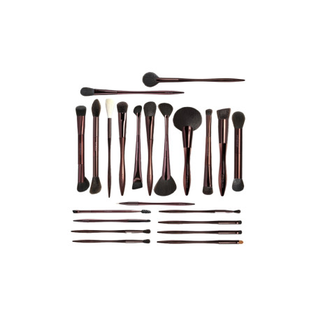 Kit complet de pinceaux & trousse - Teint & yeux - 22 produits   undefined undefined