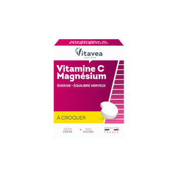 Vitamine C & magnésium - Cerise - A croquer - 1 mois   undefined undefined