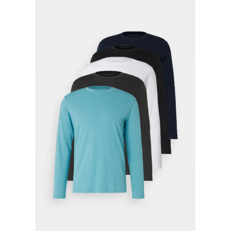 5 PACK T-shirt à manches longues bleu marine XL undefined
