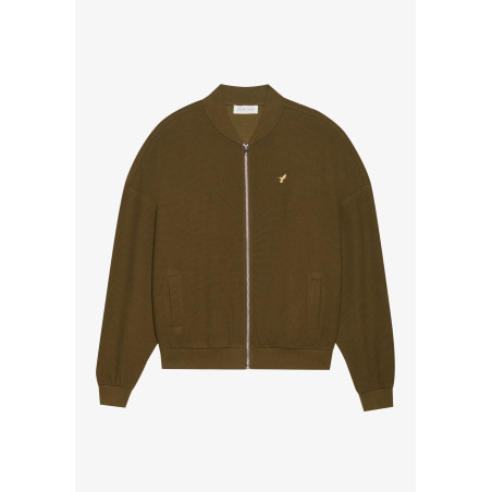  Sweat zippé kaki XL undefined