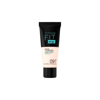 Fond de teint liquide matifiant - Fit Me Matte & Poreless - 30 ml   undefined 97 Natural Porcelaine