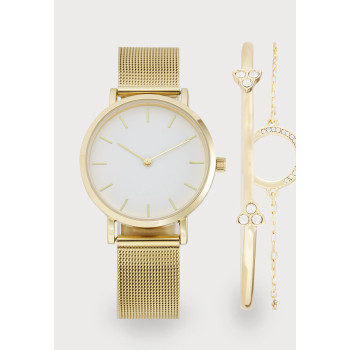 SET Montre doré onesize undefined