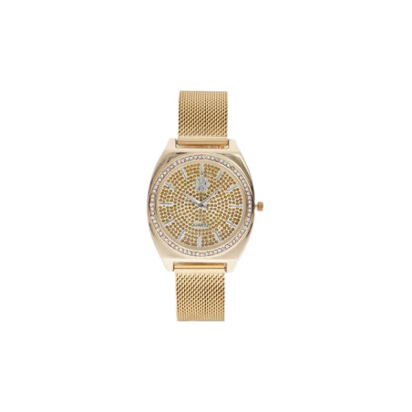 Montre à quartz en acier inoxydable - Doré   undefined undefined