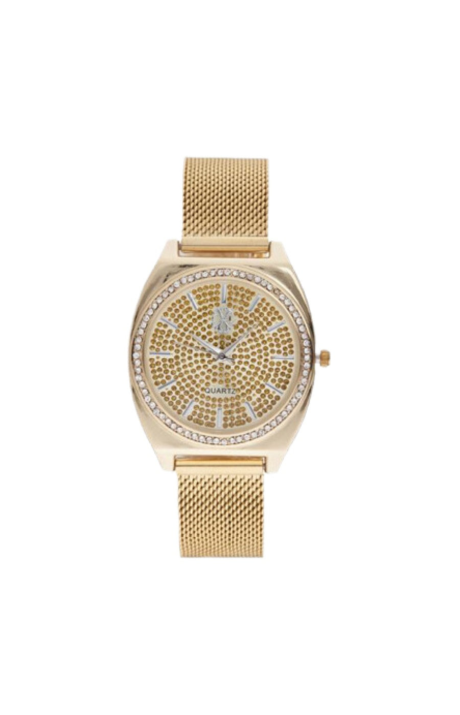 Montre à quartz en acier inoxydable - Doré   undefined undefined