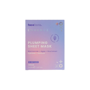 Masques en tissus repulpants - Niacinamide - Visage - 3 unités   undefined undefined