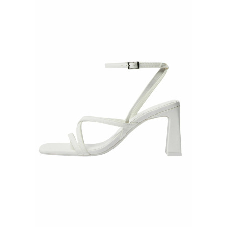 Bershka WITH ANKLE STRAP Sandales blanc 35 undefined