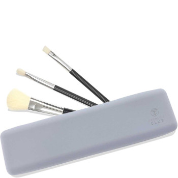 L'Atelier Du Pere Noel Trousse pour pinceaux de maquillage - Silicone - Blanc   undefined undefined