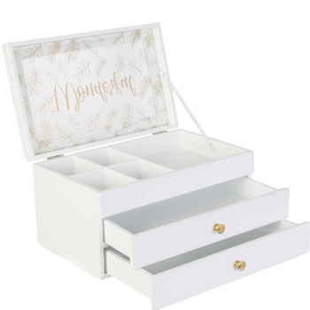 L'Atelier Du Pere Noel Boite à bijoux - Blanc   undefined undefined