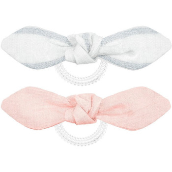 Invisibobble Lot de 2 élastiques invisibles nœuds - Nordic Breeze - Bowtique   undefined undefined