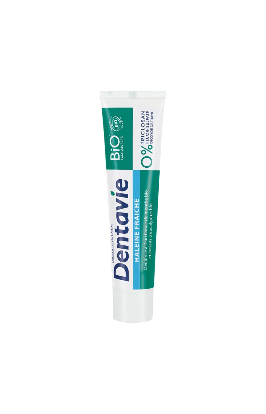 Dentavie Dentifrice haleine fraîche bio - Eau florale de menthe & extraits d'eucalyptus - 75 ml   undefined undefined