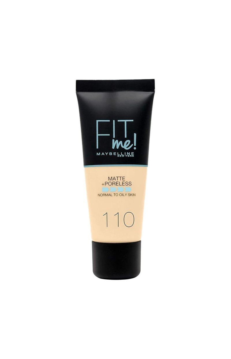 Maybelline Fond de teint liquide matifiant - Fit Me Matte & Poreless - 30 ml   undefined 110 Porcelaine