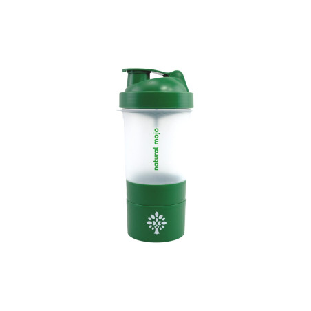 Natural Mojo Shaker avec compartiments - Vert - 400 ml   undefined undefined