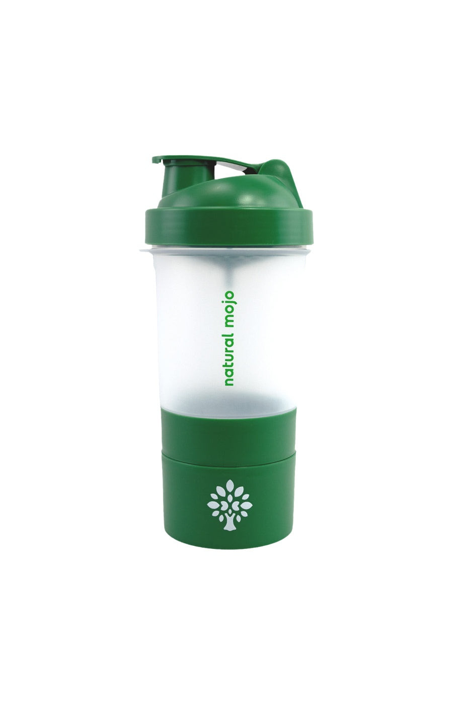 Natural Mojo Shaker avec compartiments - Vert - 400 ml   undefined undefined