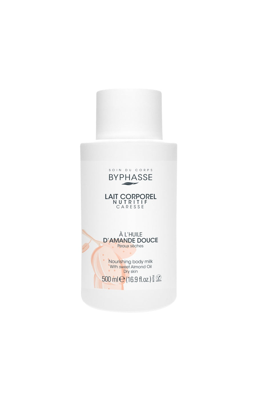 Byphasse Lait nourrissant - Huile d'amande douce - Corps - 500 ml   undefined undefined