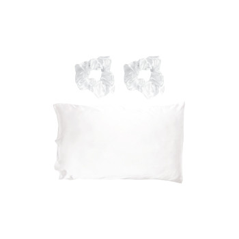 So Eco Kit sweet dreams - Taie d'oreiller & chouchous - Satin - 3 produits   undefined undefined