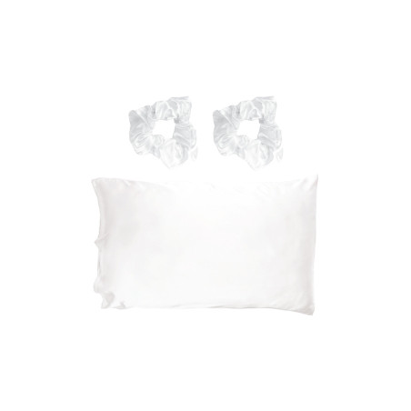 So Eco Kit sweet dreams - Taie d'oreiller & chouchous - Satin - 3 produits   undefined undefined