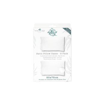 So Eco Duo taies d'oreiller en satin - Blanc   undefined undefined