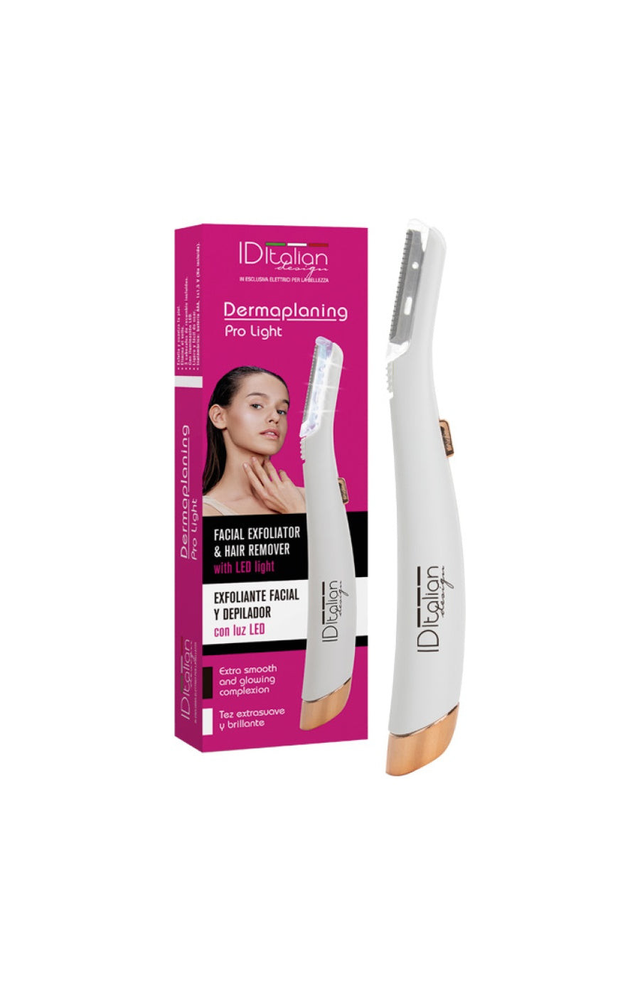 Italian Design Dermaplaning électrique - Pro Light - Visage   undefined undefined