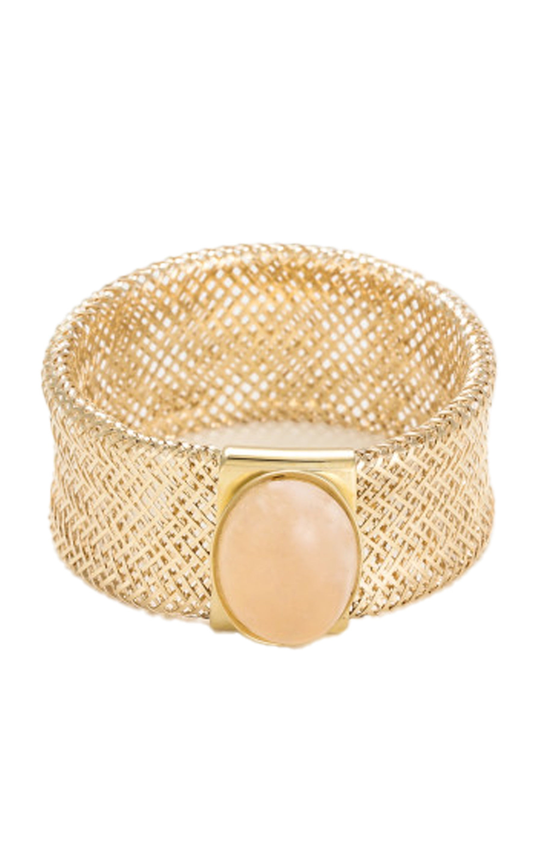 Diamanta Bague Quartz rose flamboyant - Or jaune   undefined TU