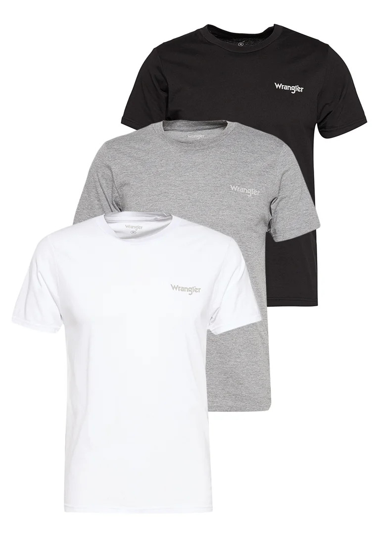 Wrangler 3 PACK  T-shirt basique multicolore L undefined