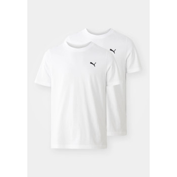 Puma ESS LOGO TEE 2 PACK T-shirt basique blanc L undefined