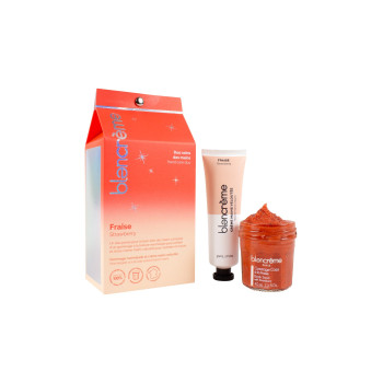 Blancreme Coffret gommage & crème hydratante - Fraise - Mains   undefined undefined