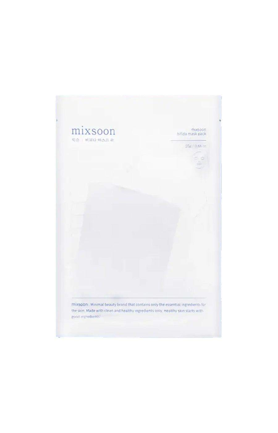 Mixsoon Mixsoon - Masque en tissu hydratant - Bifida & probiotiques - Visage - 5 unités   undefined undefined
