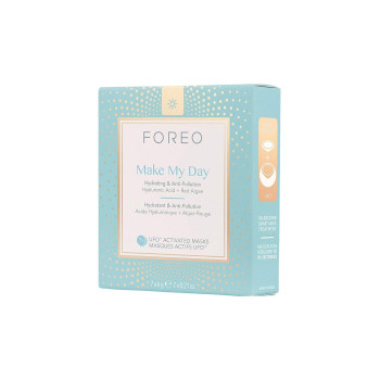 Foreo Masques actifs UFO hydratants & anti-pollution - Make My Day - Visage - 7 unités   undefined undefined