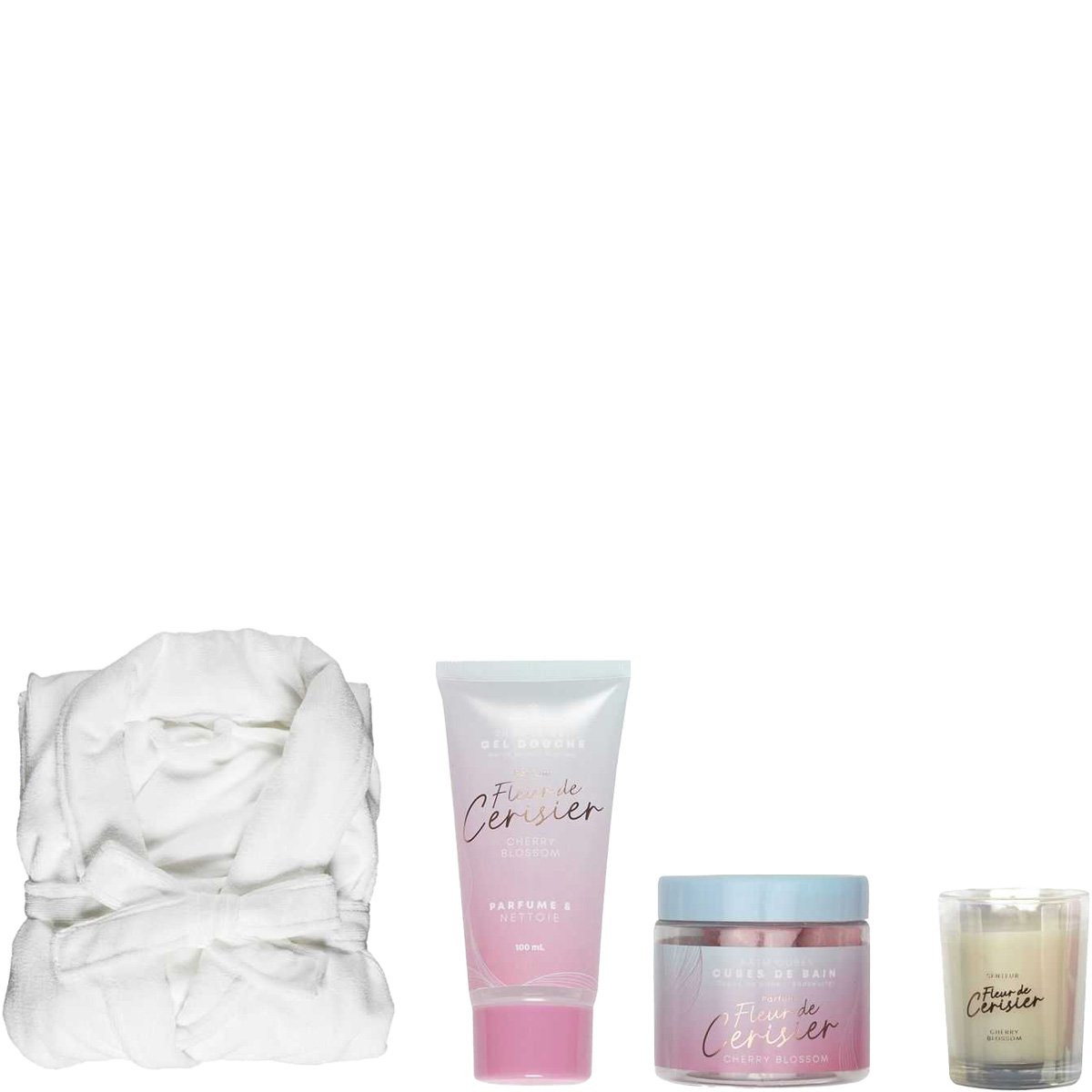 La Hotte Du Pere Noel Coffret bain - Fleur de cerisier - 4 produits   undefined undefined
