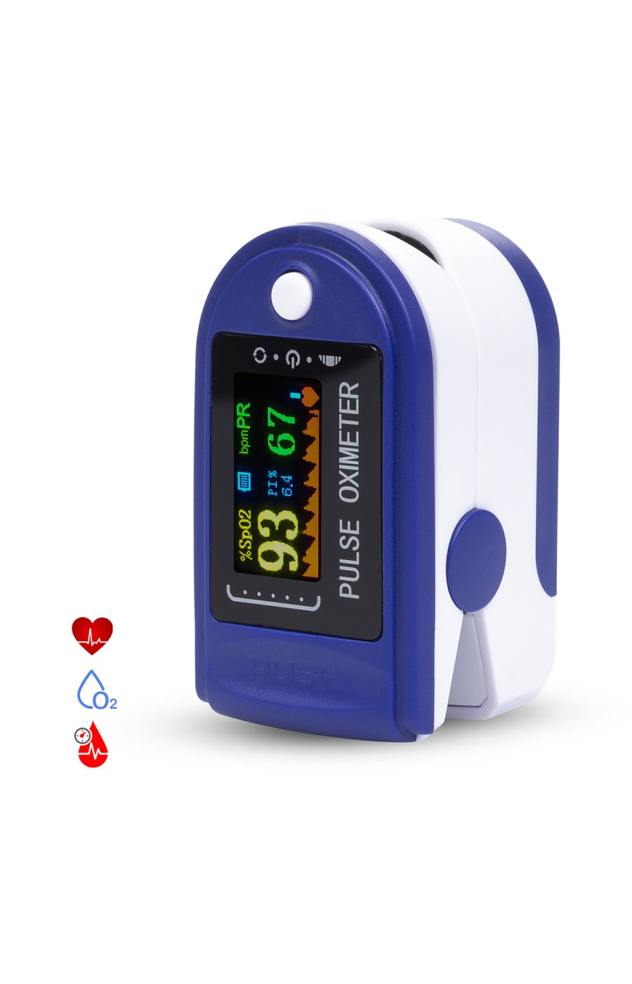 Dam Health Moniteur de fréquence cardiaque sans fil - Bleu   undefined undefined