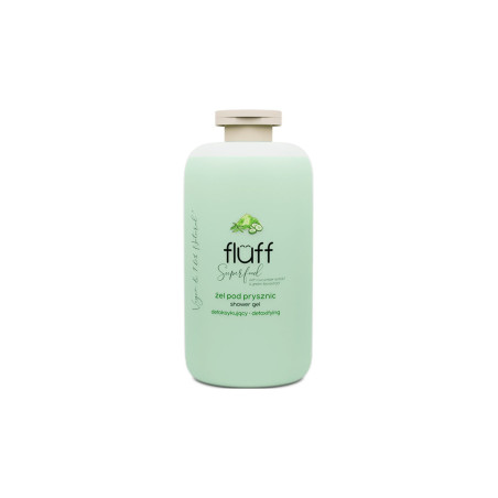 Fluff Gel douche détoxifiant - Concombre & thé vert - Corps - 500 ml   undefined undefined