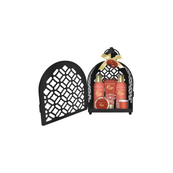 French Tendance Coffret soins lanterne - Rose - Corps - 5 produits   undefined undefined