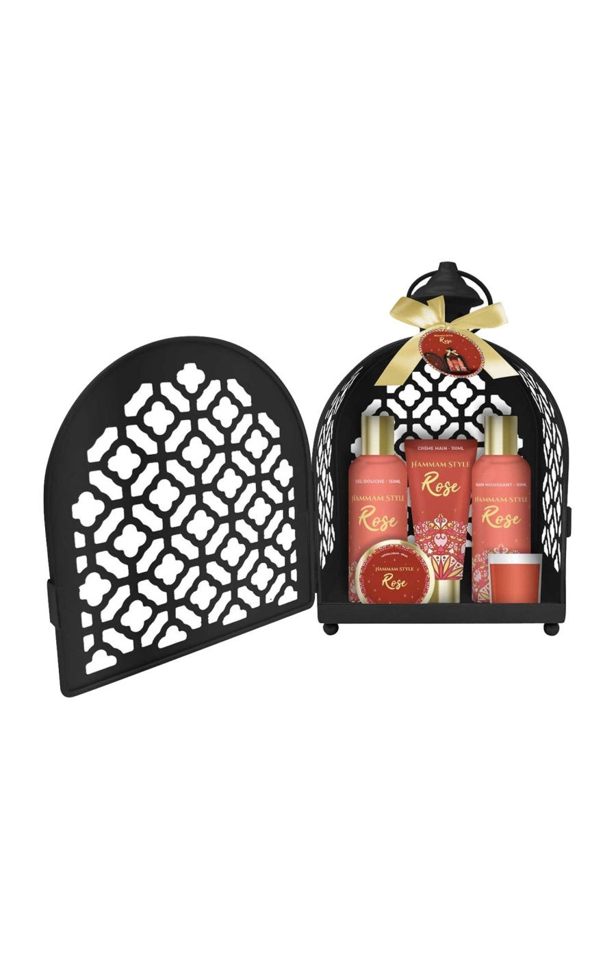 French Tendance Coffret soins lanterne - Rose - Corps - 5 produits   undefined undefined