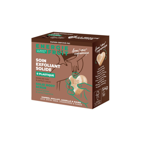Energie Fruit Soin exfoliant solide - Cacao - Corps - 54 g   undefined undefined