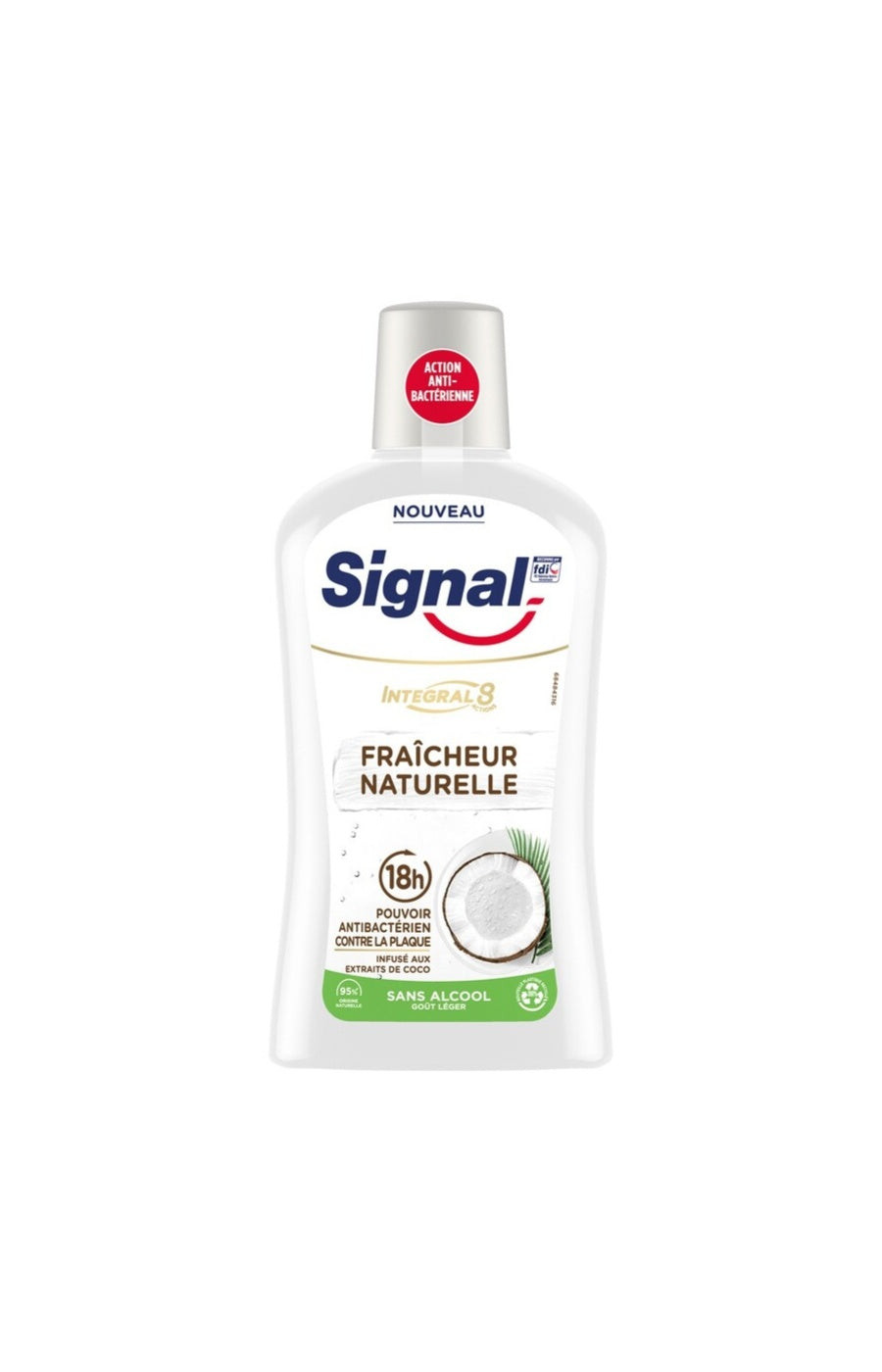 Signal Bain de bouche fraîcheur naturelle - Coco - Integral 8 - 500 ml   undefined undefined