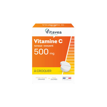 Vitavea Cure vitamine C 500 - Orange - A croquer - 1 mois   undefined undefined