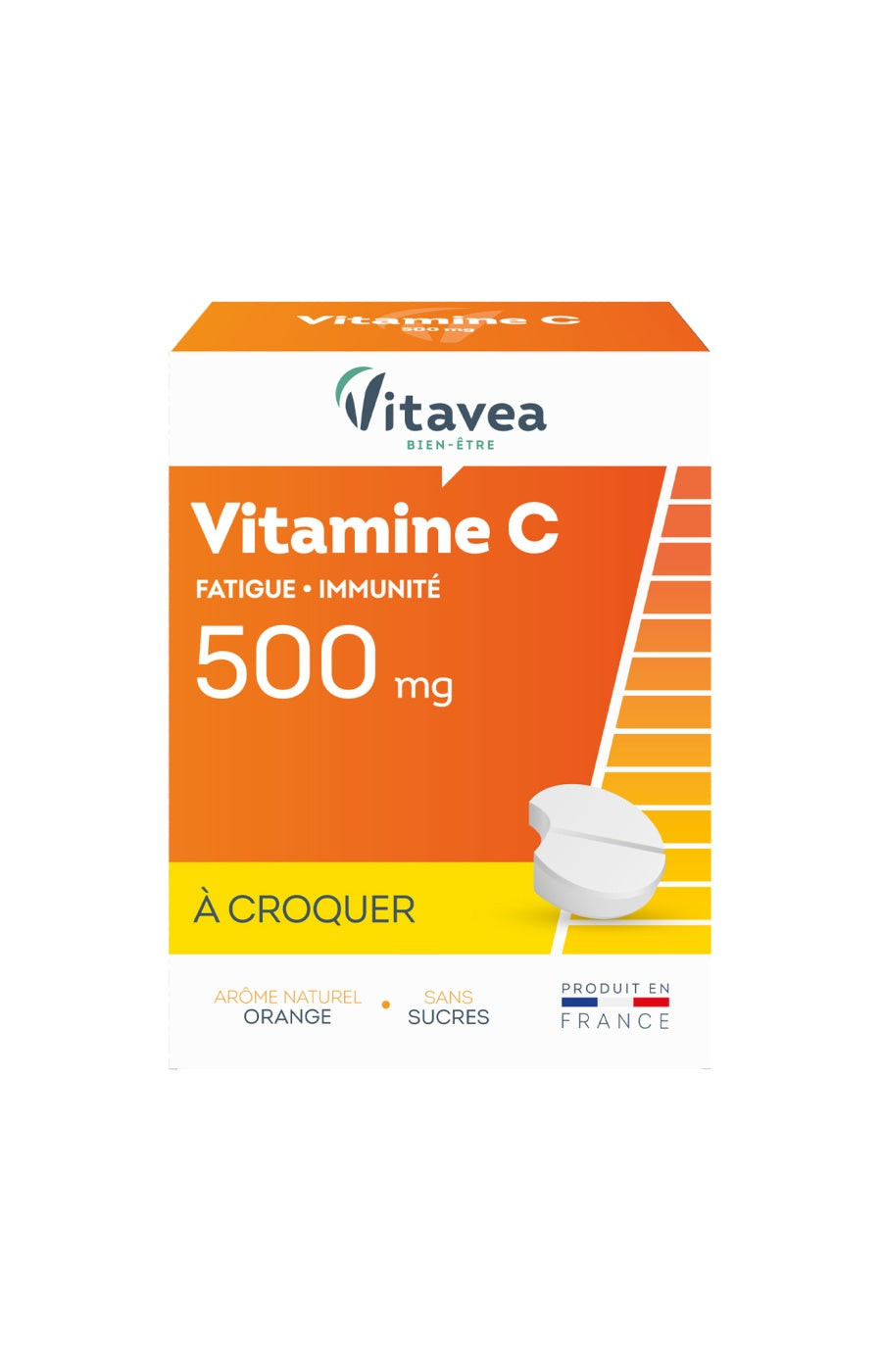 Vitavea Cure vitamine C 500 - Orange - A croquer - 1 mois   undefined undefined