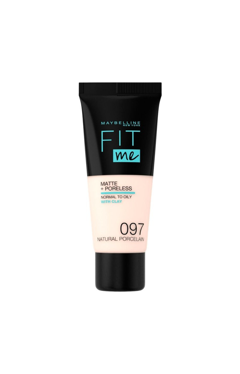 Maybelline Fond de teint liquide matifiant - Fit Me Matte & Poreless - 30 ml   undefined 97 Natural Porcelaine
