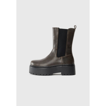 Even&Odd Wide Fit  Bottines à plateau marron 37 undefined
