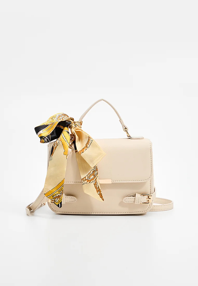 Pieces PCKITTA Sac bandoulière écru onesize undefined