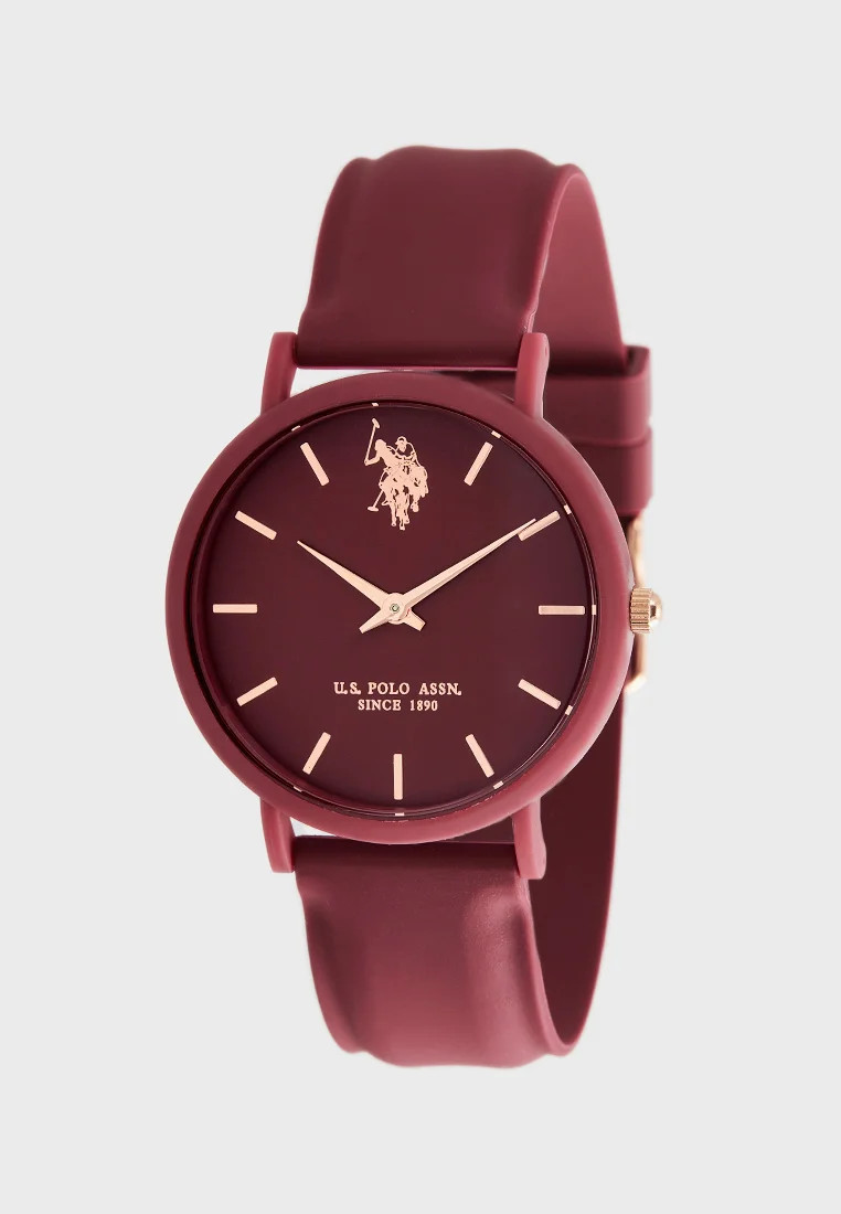U.S. Polo Assn.  Montre bordeaux onesize undefined