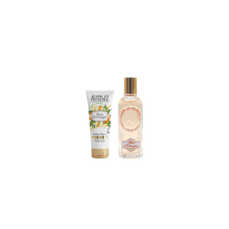 Jeanne en Provence Lot eau de parfum & crème mains - Fleur d'oranger - 2 unités   undefined undefined